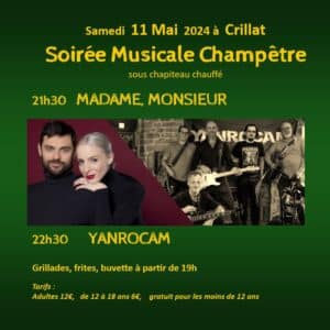 Affiche Crillat 2024